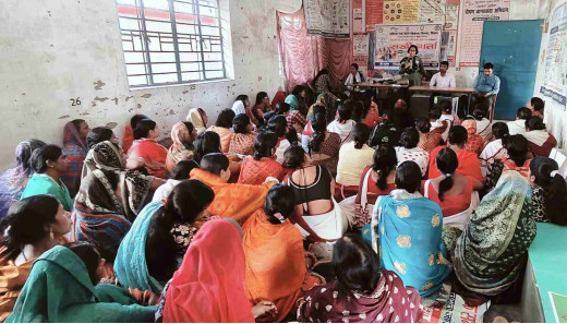 महिला एवं बाल विकास निगम द्वारा सखी वार्ता आयोजित 