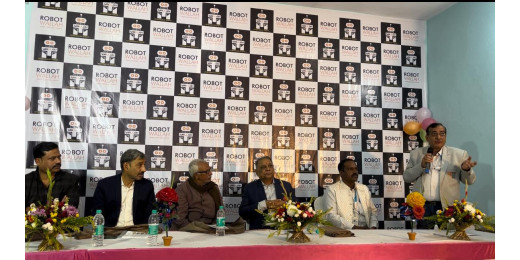 भारत जीनियस सर्च ने मुजफ्फरपुर में रोबोट वाला ब्रांड किया लॉन्च