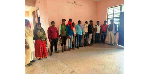 एक महिला धंधेबाज और दस पियक्कड़ गिरफ्तार