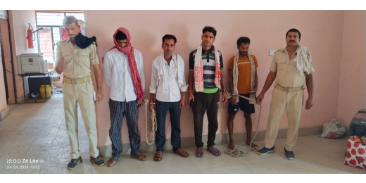 चार शराबी गिरफ्तार