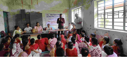 मतदाता सूची के विशेष गहन पुनरीक्षण को लेकर आंगनबाड़ी सेविकाओं संग बैठक आयोजित