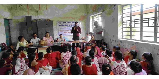 मतदाता सूची के विशेष गहन पुनरीक्षण को लेकर आंगनबाड़ी सेविकाओं संग बैठक आयोजित