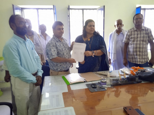 आरसी कॉलेज सकरा में डॉ. अमिता शर्मा ने किया पदभार ग्रहण