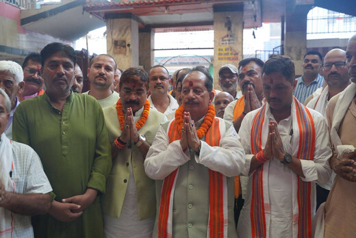 ‘सेवा, सुशासन और विकास’ के 12 साल पूरे होने पर भाजपा का आयोजन, त्रिपुर सुंदरी धाम में राष्ट्र कल्याण की प्रार्थना