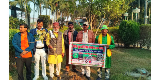 बोधि वृक्ष कॉरिडोर निर्माण यात्रा का पुनपुन में आगमन, पर्यावरण संरक्षण को लेकर जागरूकता अभियान जारी