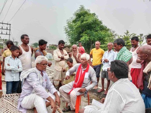 गरीब परिवारों के घर उजाड़ने के खिलाफ भाकपा-माले और खेग्रामस का विरोध