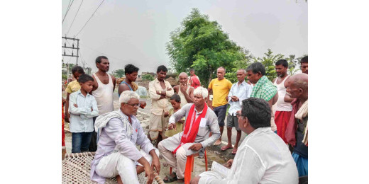 गरीब परिवारों के घर उजाड़ने के खिलाफ भाकपा-माले और खेग्रामस का विरोध