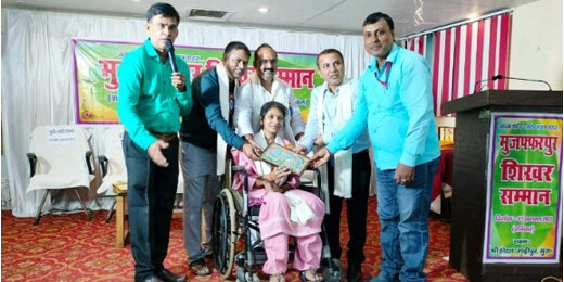 शिखर सम्मान 2025 : समाज सेवा और दिव्यांग कल्याण के लिए शांति मुकूल को विशेष सम्मान