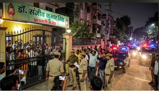 आधी रात RJD प्रत्याशी के घर पहुंची पुलिस, तेजस्वी ने पूछा- सर्च वारंट कहां है?