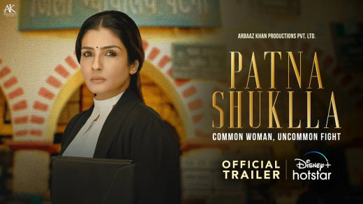 रिलीज हुआ पटना शुक्ला का ट्रेलर, वकील बनकर इंसाफ दिलाएंगी रवीना टंडन