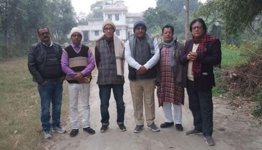 आचार्य किशोर कुणाल विश्वविद्यालय की स्थापना के लिए भूमि निरीक्षण संपन्न
