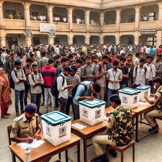 पटना विश्वविद्यालय छात्रसंघ चुनाव का मतदान जारी, शाम से होगी मतगणना