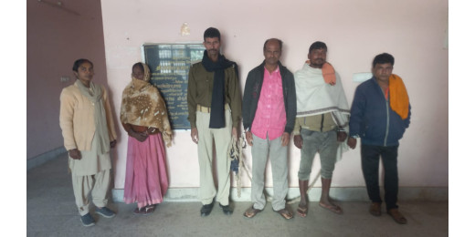 अवैध शराब की बिक्री कर रहे चार तस्कर बरामद