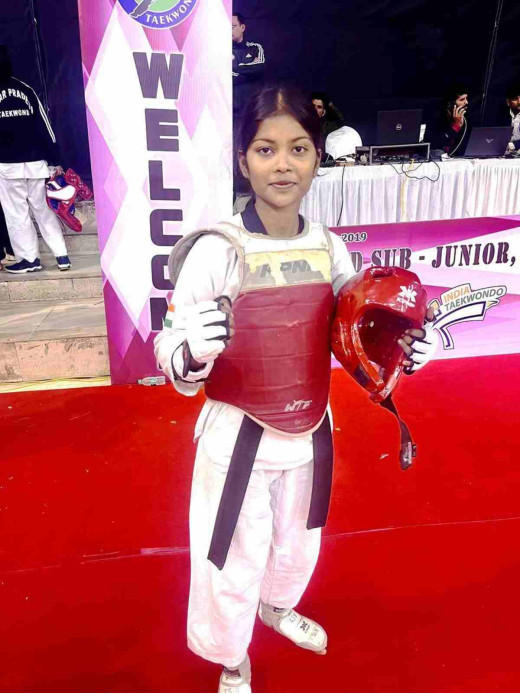 ताईक्वांडो नेशनल चैम्पियनशिप में भाग लेंगी लखीसराय की बेटी चांदनी कुमारी 
