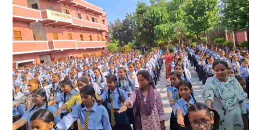 सेंट जोसेफ सीनियर सेकेंडरी स्कूल ने स्वच्छता पखवाड़ा 2024 के तहत लिया स्वच्छता का संकल्प