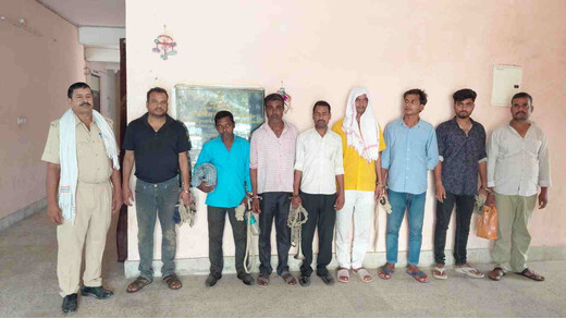 अवैध शराब के खिलाफ कार्यवाही, जिले में कई स्थानों पर छापेमारी