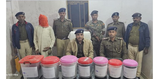 लखौरा में करोड़ों के मादक पदार्थ जब्त, एक तस्कर धराया
