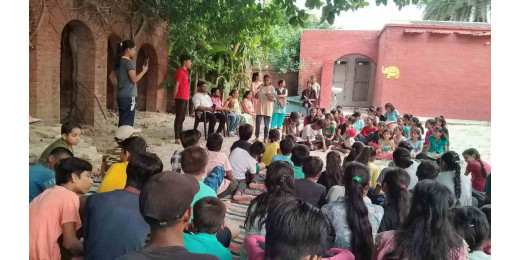 तीन दिवसीय सृजनात्मक लेखन कार्यशाला का समापन, बच्चों ने किया स्वरचित रचनाओं का पाठ