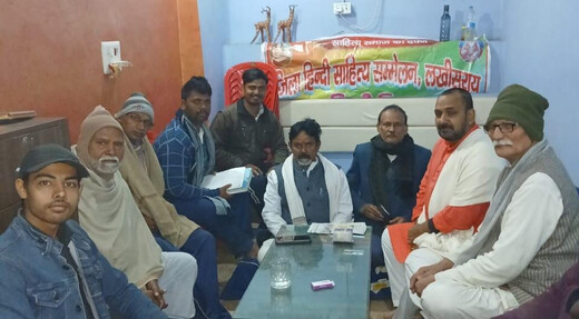 कवि गोष्ठी में शब्दों का उत्सव, जिला हिंदी साहित्य सम्मेलन के मंच से बही काव्य सरिता