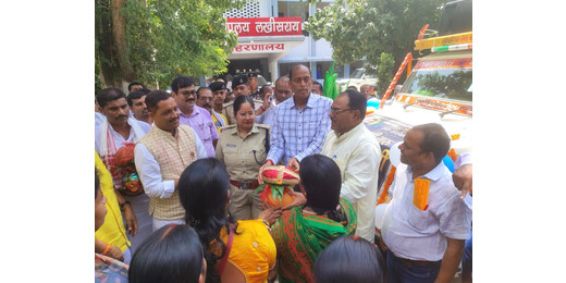 गुरु रविदास जयंती पर लखीसराय में निकली कलश यात्रा, 27 अगस्त से लगेंगे विकास शिविर