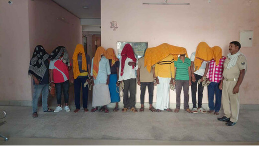 लखीसराय में शराबबंदी कानून के तहत कार्रवाई, 11 लोग शराब पीने के आरोप में गिरफ्तार 