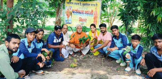अंतर्राष्ट्रीय बाघ दिवस पर पर्यावरण भारती द्वारा 15 आम के वृक्ष का पौधारोपण