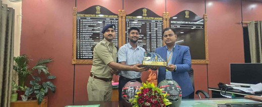 जिले में यातायात प्रबंधन मजबूत, उत्कृष्ट प्रदर्शन पर डीएम को सम्मान