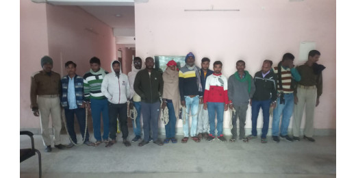 लखीसराय में उत्पाद विभाग की बड़ी कार्रवाई, शराब तस्कर समेत 11 शराबी गिरफ्तार