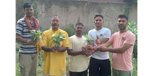विश्व मरुस्थलीकरण एवं सूखा दिवस पर पर्यावरण भारती द्वारा पौधारोपण कार्यक्रम आयोजित 