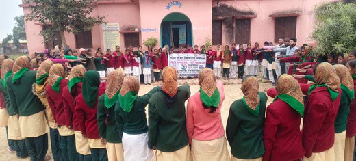 बाल विवाह मुक्त भारत अभियान के तहत कस्तूरबा विद्यालय में जागरूकता कार्यक्रम