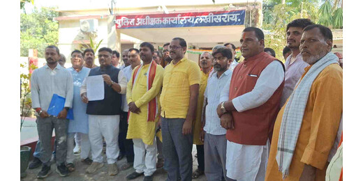 बड़हिया घटना को लेकर भाजपा और जन सुराज के बीच विवाद, जांच के लिए एसपी को ज्ञापन