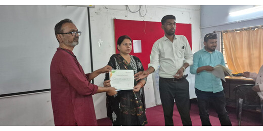 एनीमिया मुक्त बिहार अभियान पर तीन दिवसीय प्रशिक्षण, बबली कुमारी सम्मानित