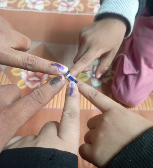 43 विधानसभा सीटों पर दोपहर 1 बजे तक 46.25% मतदान