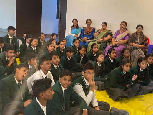 डीपीएस में गो अप फाउंडेशन के द्वारा आयोजित किया गया मेंटल हेल्थ अभियान कार्यक्रम