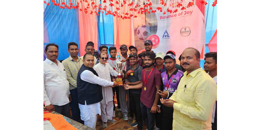 बाउंस ऑफ जॉय खेल प्रतियोगिता में क्रिकेट और फुटबॉल का जलवा, खिलाड़ियों ने दिखाया दम