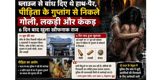 बिहार: दिल दहला देने वाला गैंगरेप, पीड़िता के गुप्तांग से गोली, लकड़ी और कंकड़ मिली