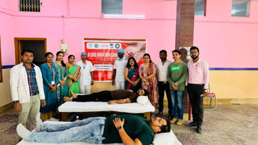 ब्लड कैंसर से पीड़ित बच्चों के लिए राहत ब्लड डोनेशन कैम्प का आयोजन