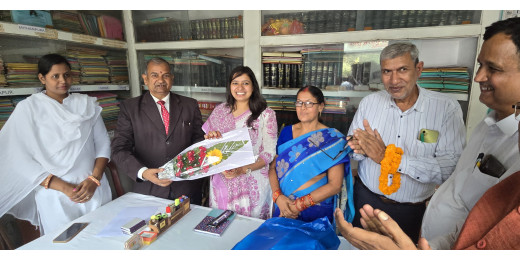 राजस्थान न्यायिक सेवा में चयनित अननया शर्मा का अभिनन्दन समारोह