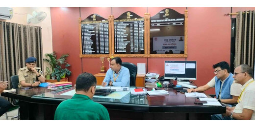 लखीसराय में मुख्यमंत्री के दौरे को लेकर हाई अलर्ट, सुरक्षा और ट्रैफिक व्यवस्था की समीक्षा