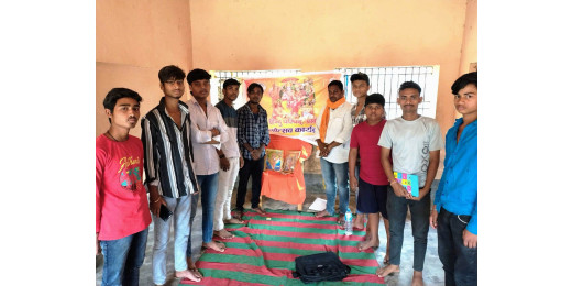 किऊल वृंदावन में विश्व हिंदू परिषद और बजरंग दल ने धूमधाम से मनाया रामोत्सव