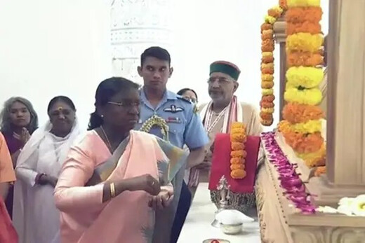 राम मंदिर में श्रीराम यंत्र की स्थापना, राष्ट्रपति की मौजूदगी में हुआ विशेष पूजन