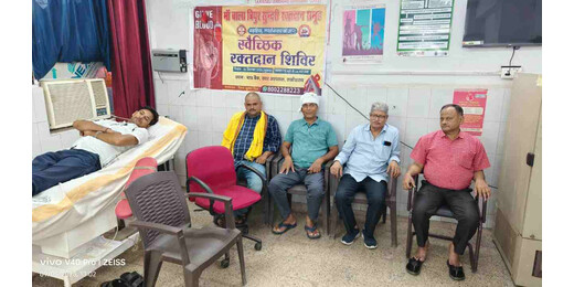 स्वैच्छिक रक्तदान शिविर में उमड़ा जनसहयोग, माँ बाला त्रिपुर सुंदरी समूह ने दी मानव सेवा की मिसाल