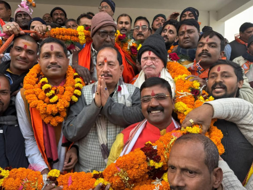 दीपक सिंह पुनः बने भाजपा लखीसराय के जिला अध्यक्ष