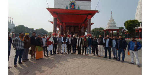 प्रशांत किशोर की स्वास्थ्य के लिए जन सुराज नेताओं ने किया रुद्राभिषेक