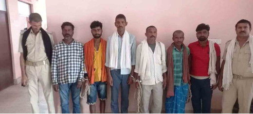 विभिन्न जगहों से 6 शराबी गिरफ्तार