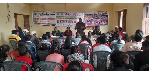 महिला एवं बाल विकास निगम और यूनिसेफ का जागरूकता अभियान समापन