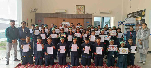 माउंट लिटरा ज़ी स्कूल में बाल विवाह मुक्त भारत अभियान के तहत जागरूकता कार्यक्रम 