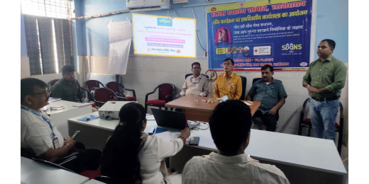लखीसराय में साँस कार्यक्रम को लेकर कार्यशाला का आयोजन
