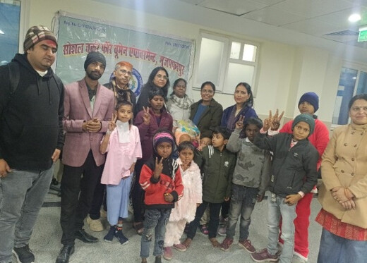 जश्न के रंग में रंगे नन्हें योद्धा, कैंसर हॉस्पिटल में क्रिसमस-न्यू ईयर सेलिब्रेशन