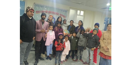 जश्न के रंग में रंगे नन्हें योद्धा, कैंसर हॉस्पिटल में क्रिसमस-न्यू ईयर सेलिब्रेशन